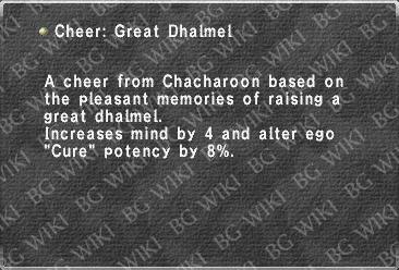 Cheer: Great Dhalmel