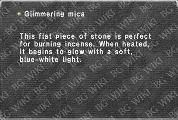 Glimmering mica