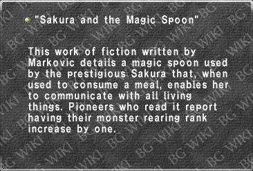 "Sakura and the Magic Spoon"