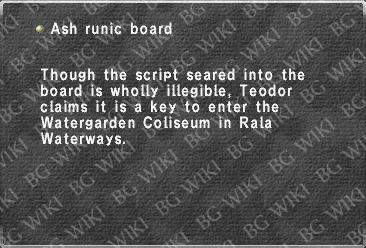 Ash runic board