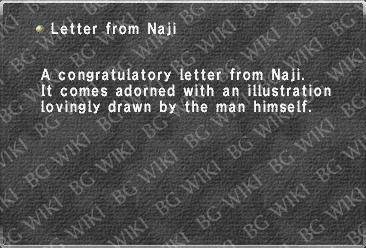 Letter from Naji