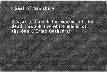 Seal of banishing