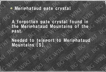 Meriphataud gate crystal