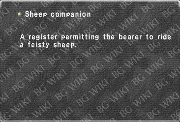 Sheep companion