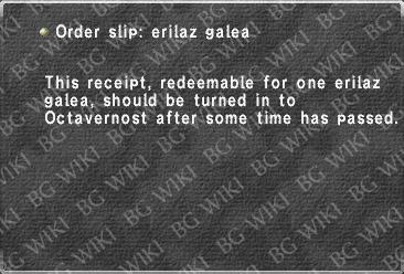 Order slip: erilaz galea
