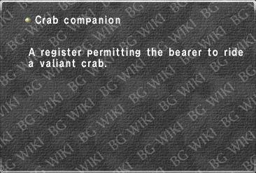 Crab companion