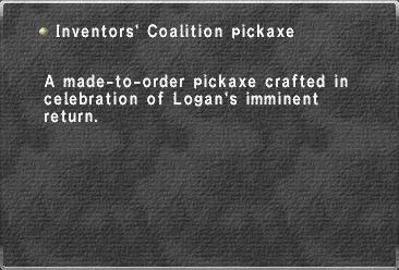 Inventors' Coalition pickaxe
