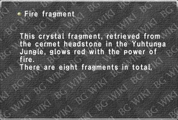 Fire fragment