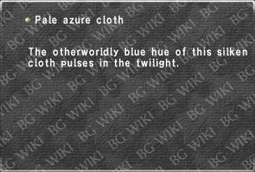 Pale azure cloth