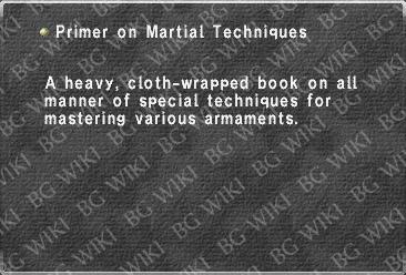 Primer on Martial Techniques