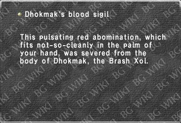 Dhokmak's blood sigil