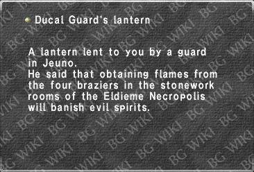 Ducal Guard's lantern (unlit)