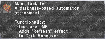 Mana Tank IV
