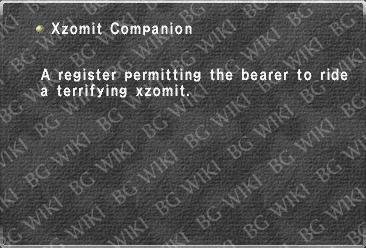 Xzomit companion