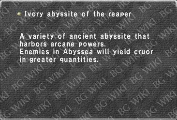 Ivory abyssite of the reaper