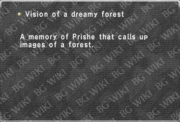 Vision of a dreamy forest
