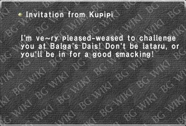 Invitation from Kupipi