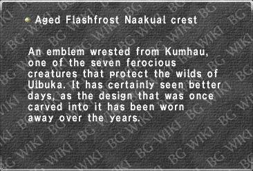 Aged Flashfrost Naakual crest