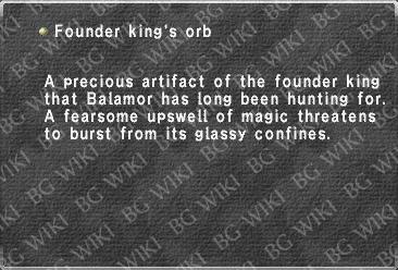 Founder king's orb