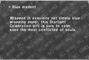Blue present
