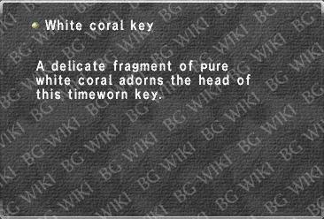 White coral key