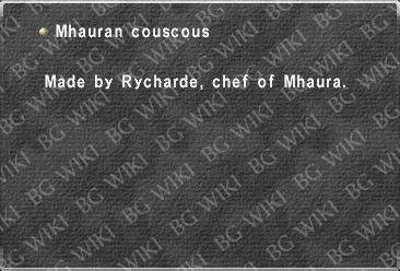Mhauran couscous