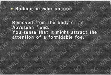 Bulbous crawler cocoon