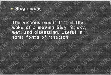 Slug mucus
