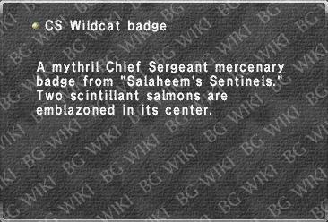 CS Wildcat badge