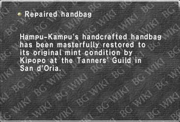 Repaired handbag