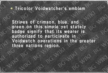 Tricolor Voidwatcher's emblem