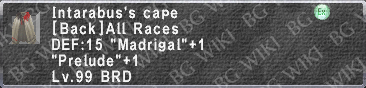 Intarabus's Cape