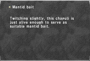 Mantid bait