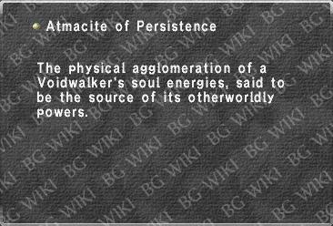 Atmacite of Persistence