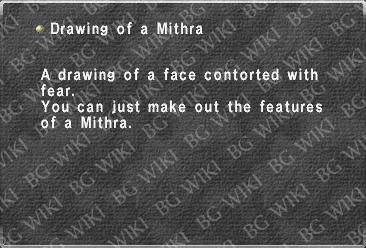 Drawing of a Mithra