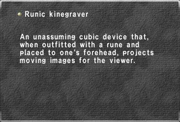 Runic kinegraver