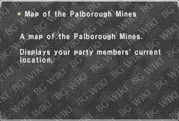 Map of the Palborough Mines