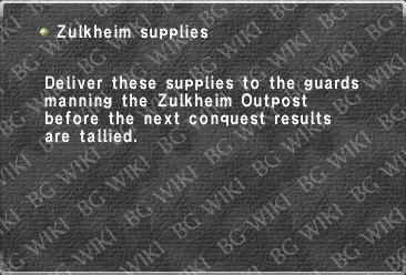Zulkheim supplies