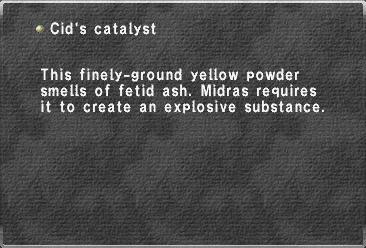 Cid's catalyst