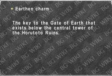 Earthen charm