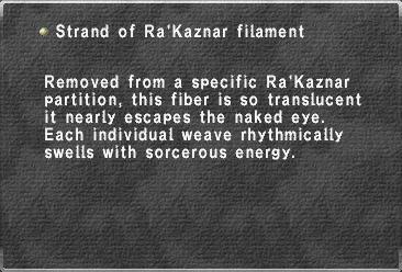 Strand of Ra'Kaznar filament