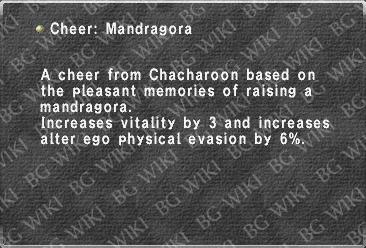 Cheer: Mandragora