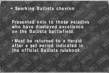Sparking Ballista chevron