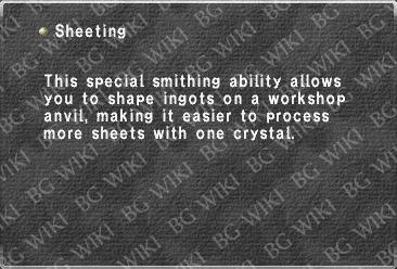 Sheeting