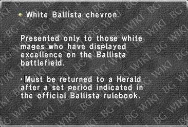 White Ballista chevron