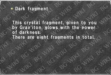 Dark fragment