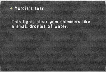 Yorcia's tear