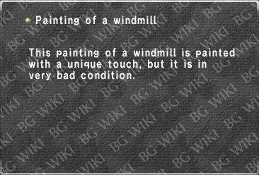 Painting of a windmill