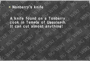 Nonberry's knife