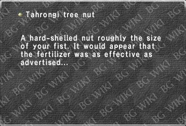 Tahrongi tree nut